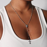Dainty Rosary Necklace