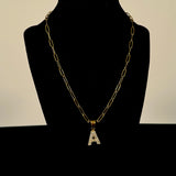Iced Initial Necklace