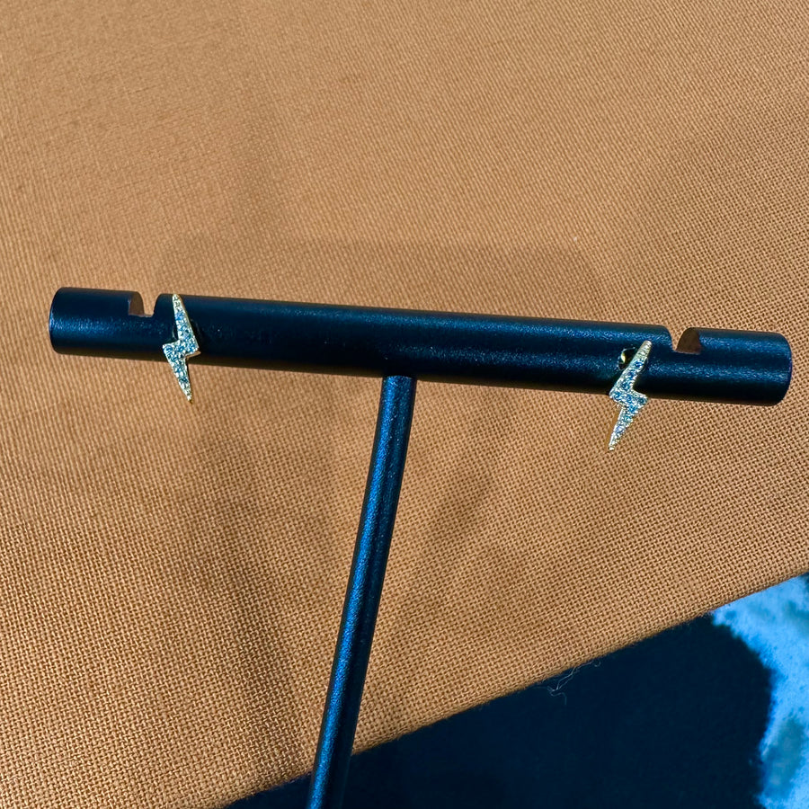 Lightening Bolt | Stud Earrings