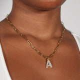 Iced Initial Necklace